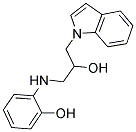 2-(2-HYDROXY-3-INDOL-1-YL-PROPYLAMINO)-PHENOL Struktur