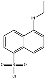 5-ETHYLAMINO-NAPHTHALENE-1-SULFONYL CHLORIDE Struktur