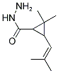 2,2-DIMETHYL-3-(2-METHYL-PROPENYL)-CYCLOPROPANECARBOXYLIC ACID HYDRAZIDE Struktur