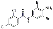 N-(4-AMINO-3,5-DIBROMOPHENYL)-2,4-DICHLOROBENZAMIDE Struktur