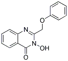 3-HYDROXY-2-PHENOXYMETHYL-3H-QUINAZOLIN-4-ONE Struktur