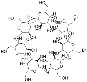 MONO-(O-6-DEOXY-6-BROMO)-BETA-CYCLODEXTRIN Struktur