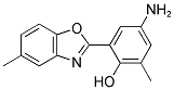 4-AMINO-2-METHYL-6-(5-METHYL-BENZOOXAZOL-2-YL)-PHENOL Struktur