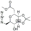 2-(2,3-ISOPROPYLIDENE-6-AZIDO-6DEOXY-ALPHA-D-MANNOPYRANOSYL)-ACETIC ACID METHYL ESTER Struktur