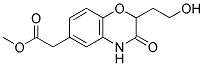 [2-(2-HYDROXY-ETHYL)-3-OXO-3,4-DIHYDRO-2H-BENZO[1,4]OXAZIN-6-YL]-ACETIC ACID METHYL ESTER Struktur