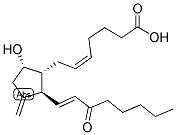 11-DEOXY-11-METHYLENE-15-KETO PROSTAGLANDIN D2 Struktur