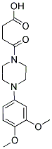 4-[4-(3,4-DIMETHOXYPHENYL)PIPERAZIN-1-YL]-4-OXOBUTANOIC ACID Struktur