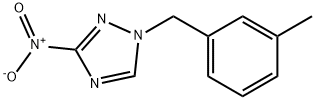 1-(3-METHYL-BENZYL)-3-NITRO-1H-[1,2,4]TRIAZOLE Struktur