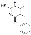 5-BENZYL-2-MERCAPTO-6-METHYLPYRIMIDIN-4(1H)-ONE Struktur