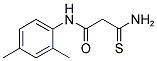 3-AMINO-N-(2,4-DIMETHYLPHENYL)-3-THIOXOPROPANAMIDE Struktur