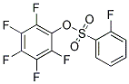 2,3,4,5,6-PENTAFLUOROPHENYL 2-FLUOROBENZENESULFONATE Struktur