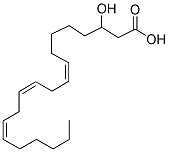 3(R,S)-HYDROXY-8(Z),11(Z),14(Z)-EICOSATRIENOIC ACID Struktur