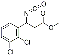 METHYL-3-ISOCYANATO-3-(2,3-DICHLOROPHENYL) PROPIONATE Struktur