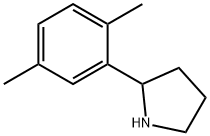 2-(2,5-DIMETHYLPHENYL)PYRROLIDINE Struktur