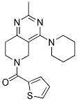 2-METHYL-4-PIPERIDIN-1-YL-6-(THIEN-2-YLCARBONYL)-5,6,7,8-TETRAHYDROPYRIDO[4,3-D]PYRIMIDINE Struktur