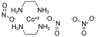 TRANS-DINITROBIS(ETHYLENEDIAMINE)COBALT(III) NITRATE Struktur