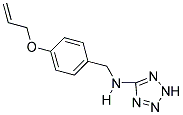 N-(4-(ALLYLOXY)BENZYL)-2H-TETRAZOL-5-AMINE Struktur