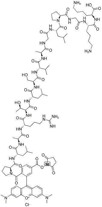 5-TMR-PLARTLSVAGLPGKK Struktur