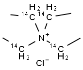 TETRAETHYLAMMONIUM CHLORIDE [ETHYL-1-14C] Struktur