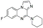 7-FLUORO-4-PIPERIDIN-1-YLIMIDAZO[1,2-A]QUINOXALINE Struktur