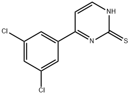 4-(3,5-DICHLORO-PHENYL)-PYRIMIDINE-2-THIOL Struktur