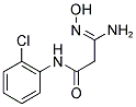 (3Z)-3-AMINO-N-(2-CHLOROPHENYL)-3-(HYDROXYIMINO)PROPANAMIDE Struktur