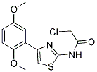 2-CHLORO-N-[4-(2,5-DIMETHOXYPHENYL)-1,3-THIAZOL-2-YL]ACETAMIDE Struktur