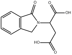 2-(1-OXO-1,3-DIHYDRO-2H-ISOINDOL-2-YL)SUCCINIC ACID Struktur