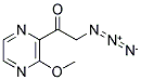 2-AZIDO-1-(3-METHOXY-PYRAZIN-2-YL)-ETHANONE Struktur