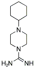 4-CYCLOHEXYL-PIPERAZINE-1-CARBOXAMIDINE Struktur