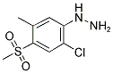 [2-CHLORO-5-METHYL-4-(METHYLSULFONYL)PHENYL]HYDRAZINE Struktur