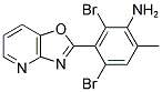 2,4-DIBROMO-6-METHYL-3-[1,3]OXAZOLO[4,5-B]PYRIDIN-2-YLANILINE Struktur