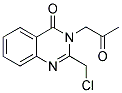 2-(CHLOROMETHYL)-3-(2-OXOPROPYL)QUINAZOLIN-4(3H)-ONE Struktur