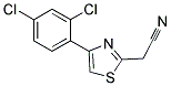 [4-(2,4-DICHLORO-PHENYL)-THIAZOL-2-YL]-ACETONITRILE Struktur