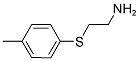 2-[(4-METHYLPHENYL)THIO]ETHANAMINE Struktur