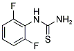 (2,6-DIFLUOROPHENYL)THIOUREA Struktur