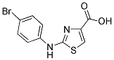 2-(4-BROMO-PHENYLAMINO)-THIAZOLE-4-CARBOXYLIC ACID Struktur