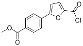 METHYL 4-[5-(CHLOROCARBONYL)-2-FURYL]BENZOATE Struktur