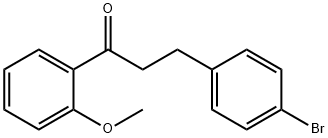 3-(4-BROMOPHENYL)-2'-METHOXYPROPIOPHENONE Struktur