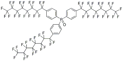 TRIS[4-(PERFLUOROOCTAL)PHENYL]PHOSPHINE OXIDE Struktur