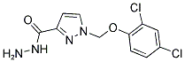 1-(2,4-DICHLORO-PHENOXYMETHYL)-1 H-PYRAZOLE-3-CARBOXYLIC ACID HYDRAZIDE Struktur