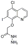 (5-CHLORO-7-IODO-QUINOLIN-8-YLOXY)-ACETIC ACID HYDRAZIDE Struktur