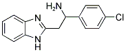 2-(1H-BENZOIMIDAZOL-2-YL)-1-(4-CHLORO-PHENYL)-ETHYLAMINE Struktur