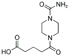 5-(4-CARBAMOYL-PIPERAZIN-1-YL)-5-OXO-PENTANOIC ACID Struktur