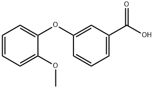 3-(2-METHOXYPHENOXY)BENZOIC ACID Struktur