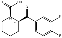 CIS-2-(3,4-DIFLUOROBENZOYL)CYCLOHEXANE-1-CARBOXYLIC ACID price.