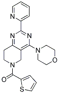 (4-MORPHOLIN-4-YL-2-PYRIDIN-2-YL-7,8-DIHYDRO-5H-PYRIDO[4,3-D]PYRIMIDIN-6-YL)-THIOPHEN-2-YL-METHANONE Struktur