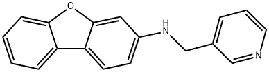 N-(PYRIDIN-3-YLMETHYL)DIBENZO[B,D]FURAN-3-AMINE Struktur