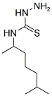 N-(1,5-DIMETHYLHEXYL)HYDRAZINECARBOTHIOAMIDE Struktur