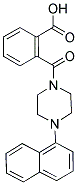 2-([4-(1-NAPHTHYL)PIPERAZIN-1-YL]CARBONYL)BENZOIC ACID Struktur